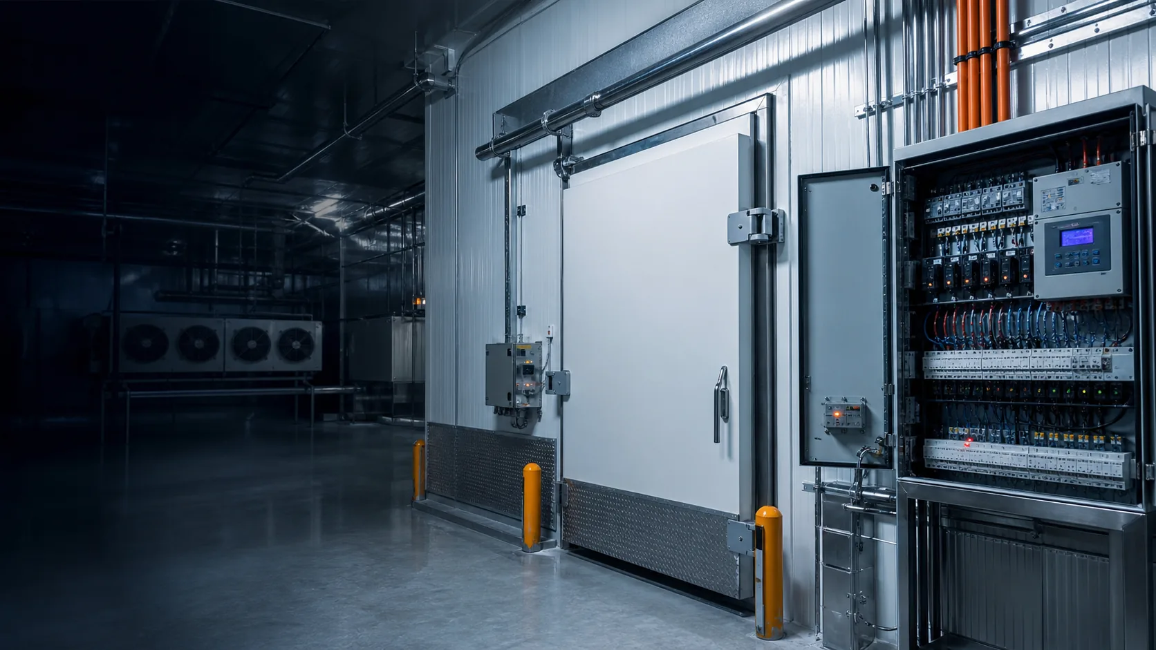 Visual IA realista de climatización y ventilación en instalaciones comerciales e institucionales.